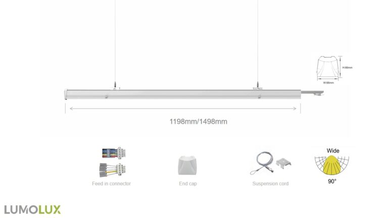 NEVA LED Linear Trunking Light Size C