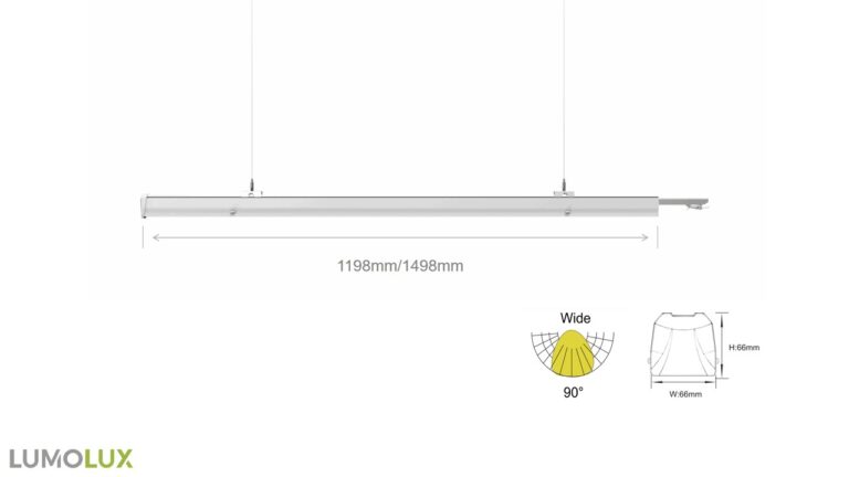 NEVA LED Linear Trunking Light Size N