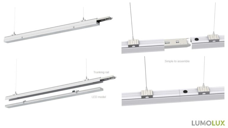 NEVA-LED-Linear-Trunking-System Simple to assemble
