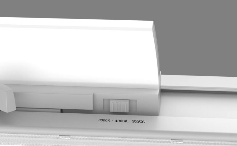 led track linear light in office CCT adjustable
