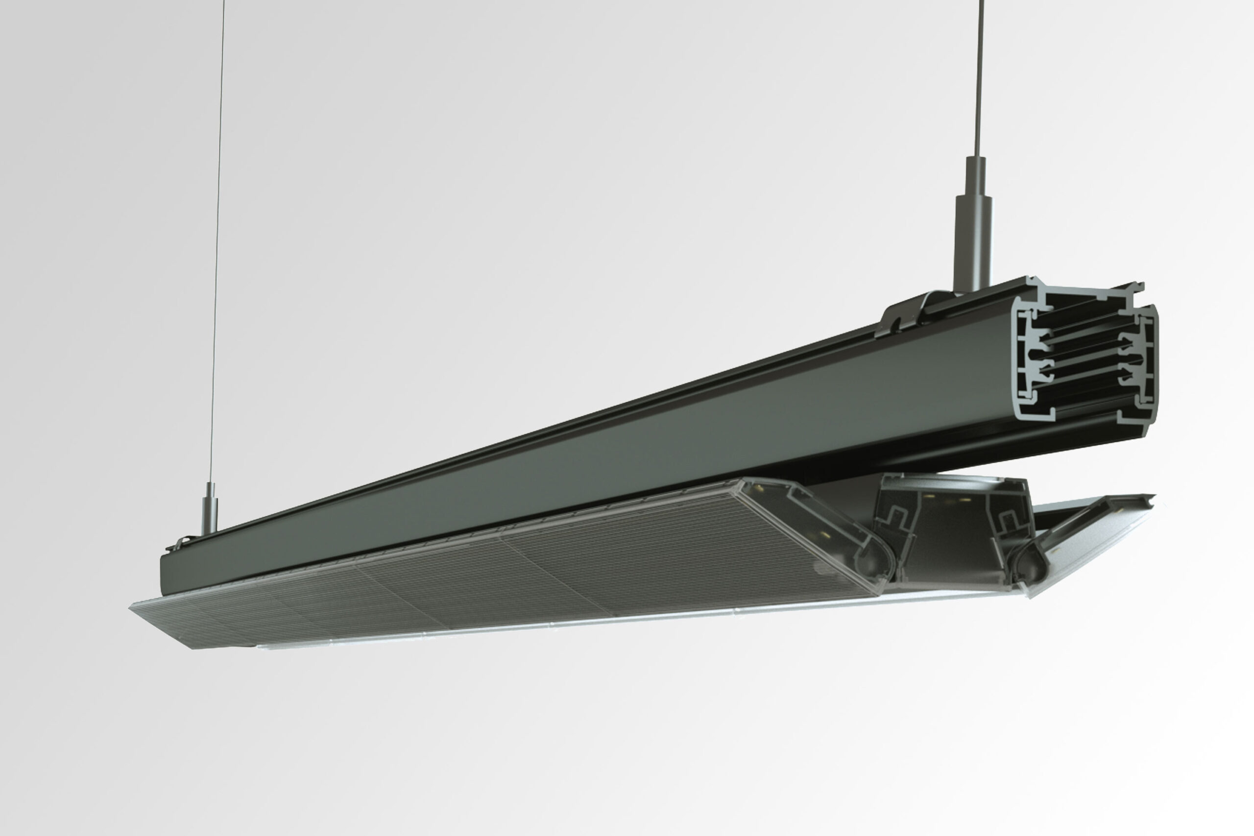 LT858 Faretto lineare a LED su binario